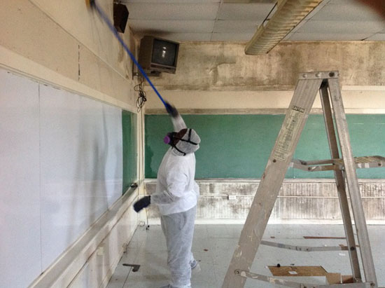 Mold Remediation at the Dillon Graded School in Dillon, South Carolina. 