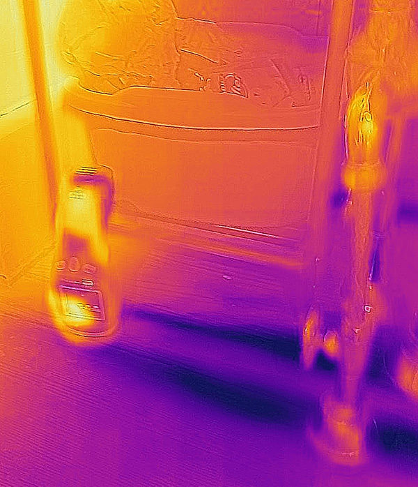 Thermal Imaging of water leak